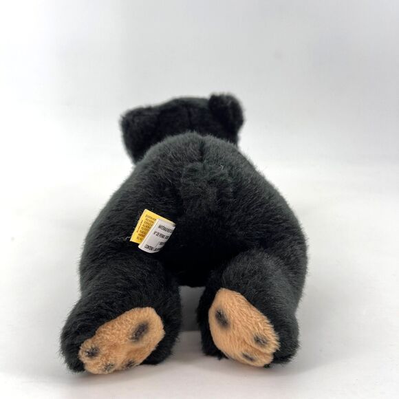 Aurora Miyoni Black Bear Stuffed Animal Plush 12" - Picture 3 of 6